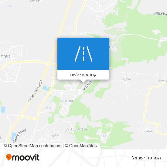 מפת המרכז