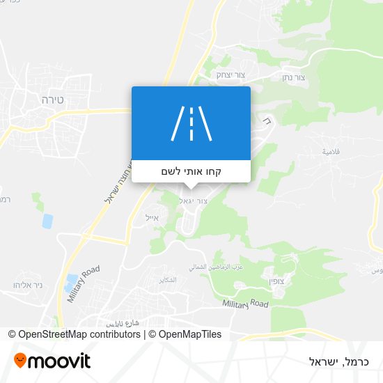 מפת כרמל