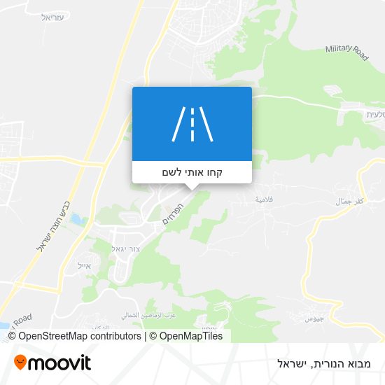 מפת מבוא הנורית
