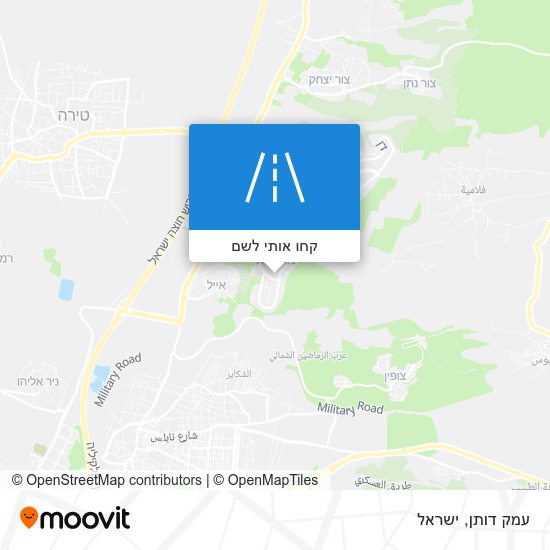 מפת עמק דותן
