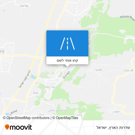 מפת שדרות הארץ