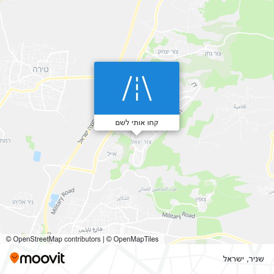 מפת שניר