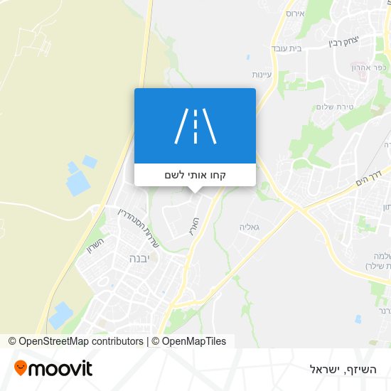 מפת השיזף