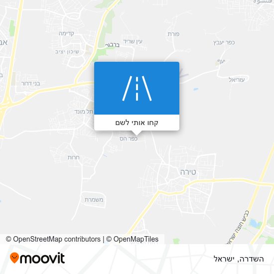 מפת השדרה