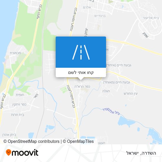 מפת השדרה