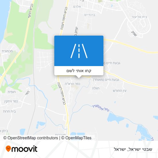 מפת שבטי ישראל