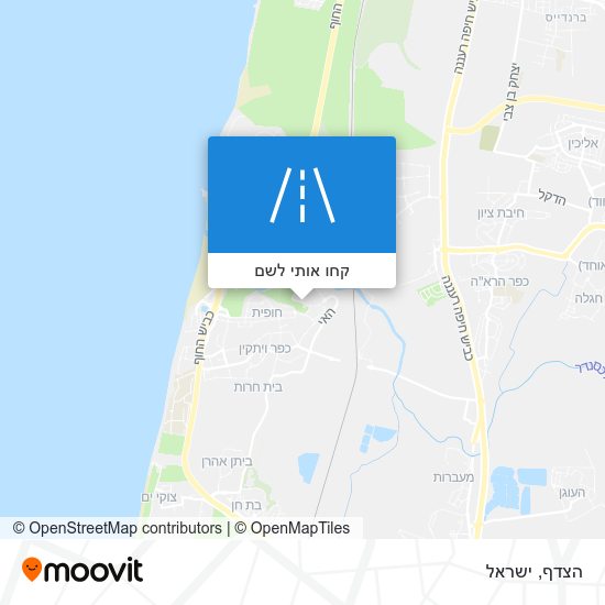 מפת הצדף