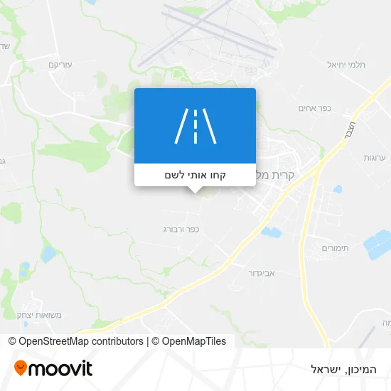 מפת המיכון