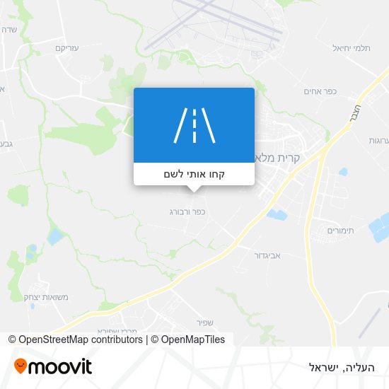 מפת העליה