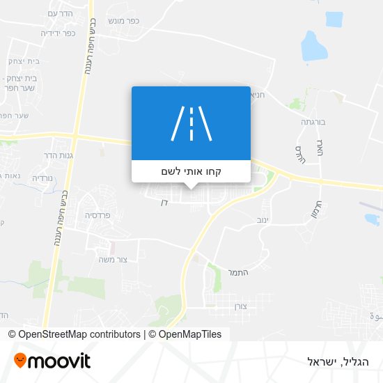 מפת הגליל