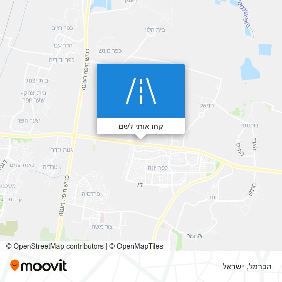 מפת הכרמל