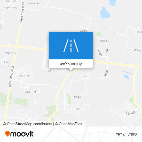 מפת טופז
