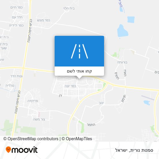 מפת סמטת נורית