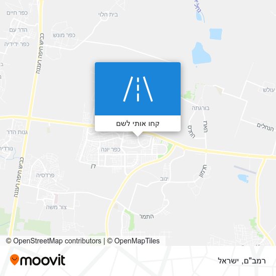 מפת רמב"ם
