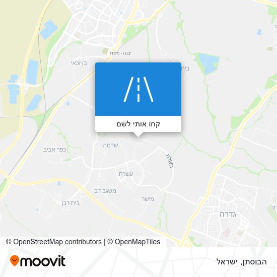 מפת הבוסתן