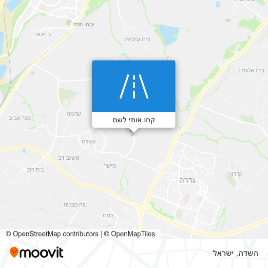 מפת השדה