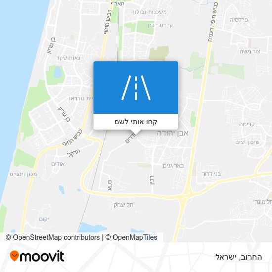מפת החרוב