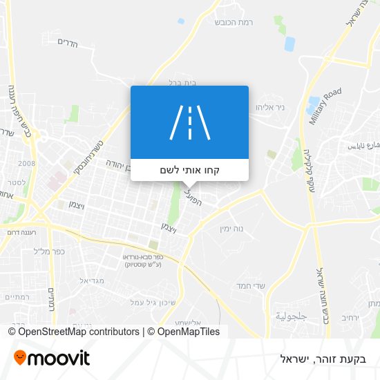 מפת בקעת זוהר