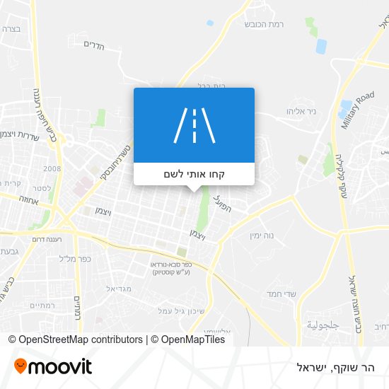 מפת הר שוקף