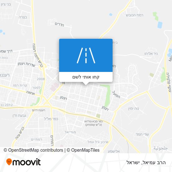מפת הרב עמיאל