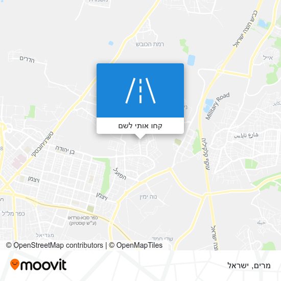 מפת מרים