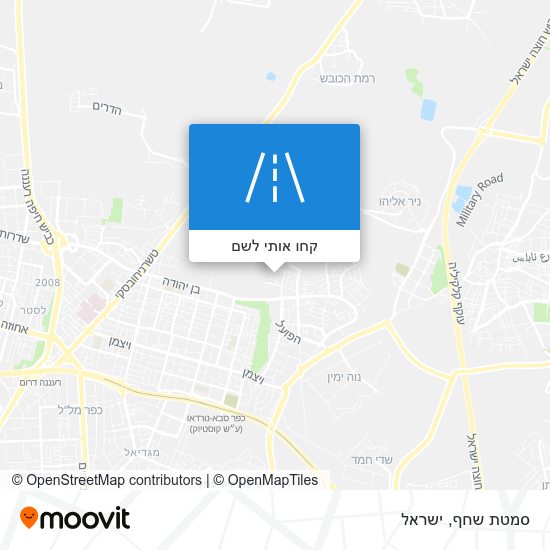 מפת סמטת שחף