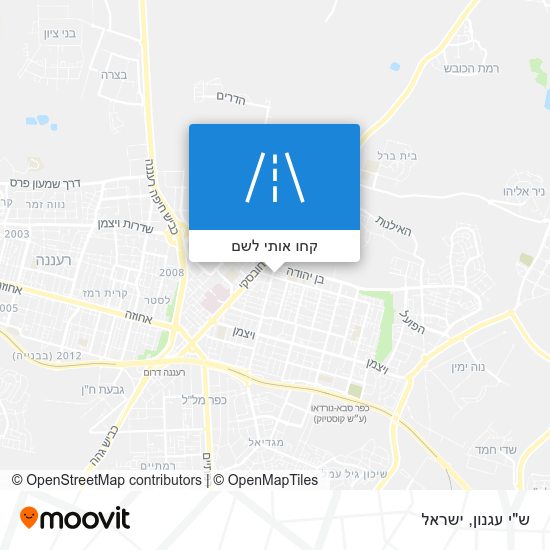 מפת ש"י עגנון