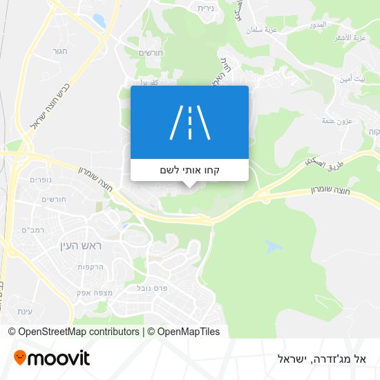 מפת אל מג'זדרה