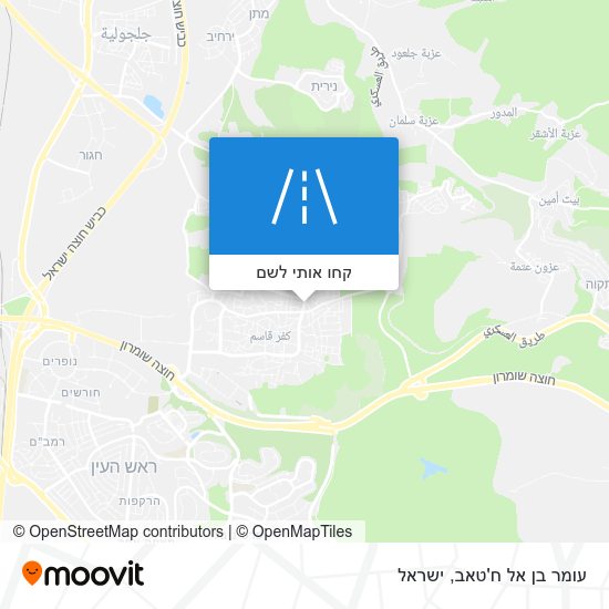 מפת עומר בן אל ח'טאב