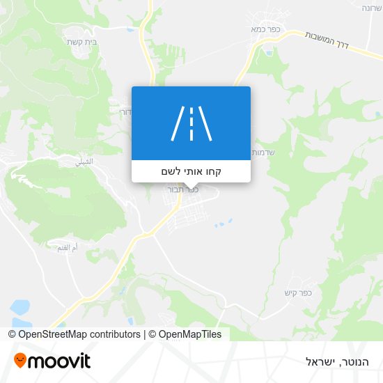 מפת הנוטר