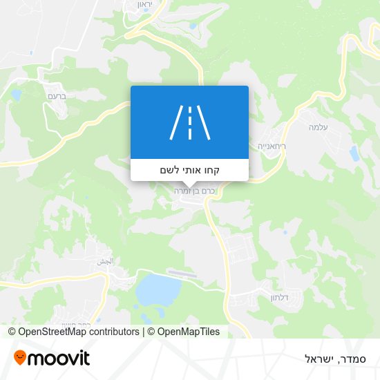 מפת סמדר