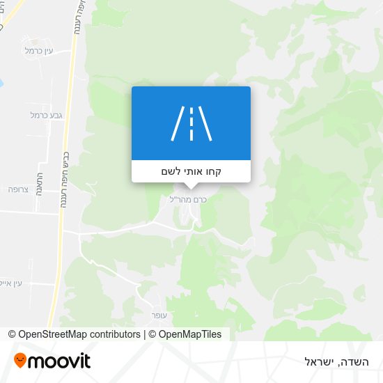 מפת השדה