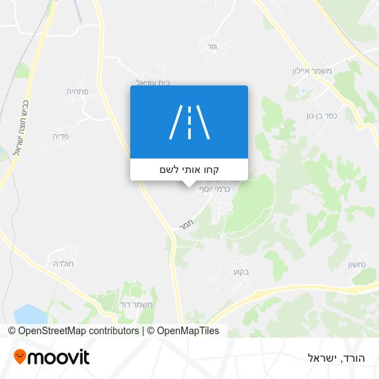 מפת הורד