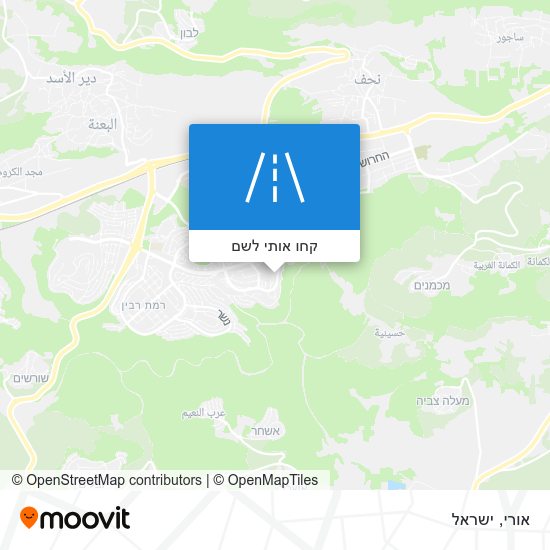 מפת אורי