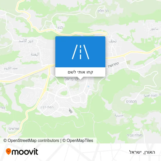 מפת האורן
