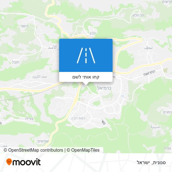 מפת סנונית