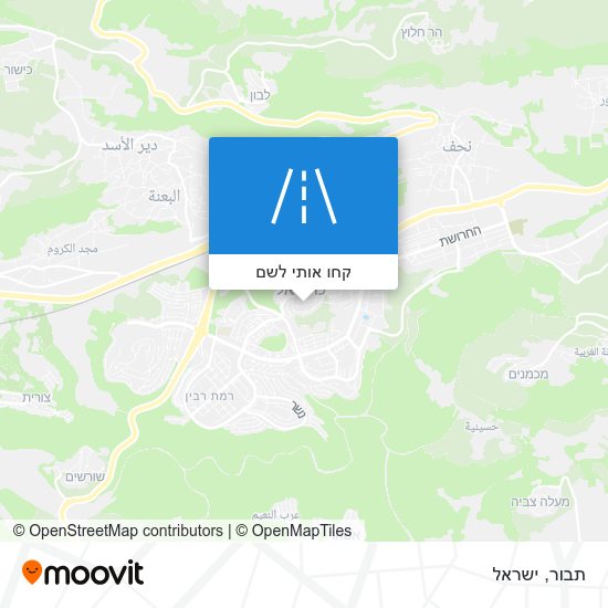 מפת תבור