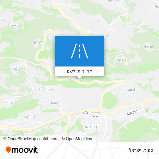 מפת ספיר
