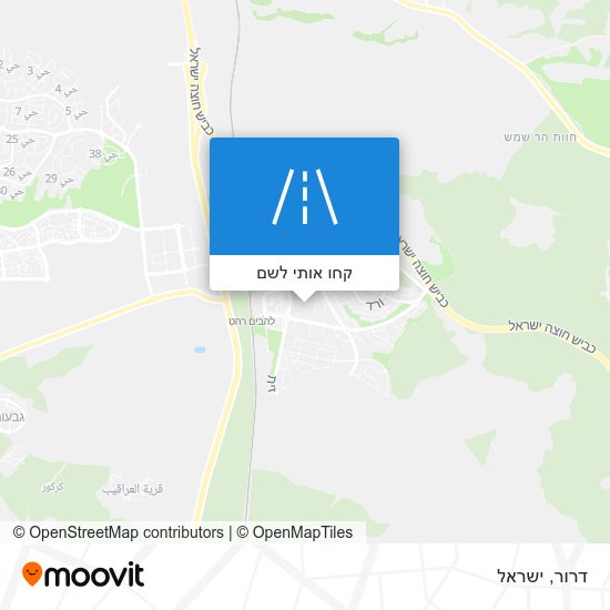 מפת דרור
