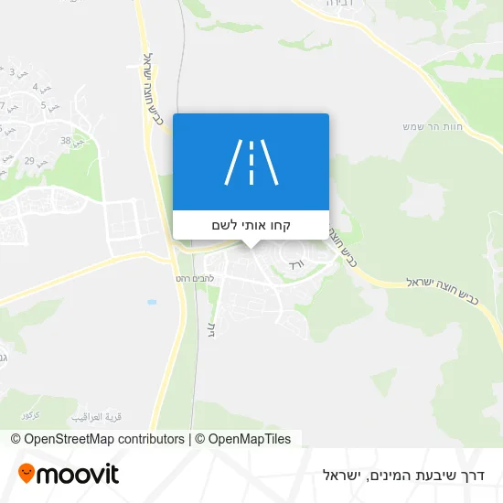 מפת דרך שיבעת המינים
