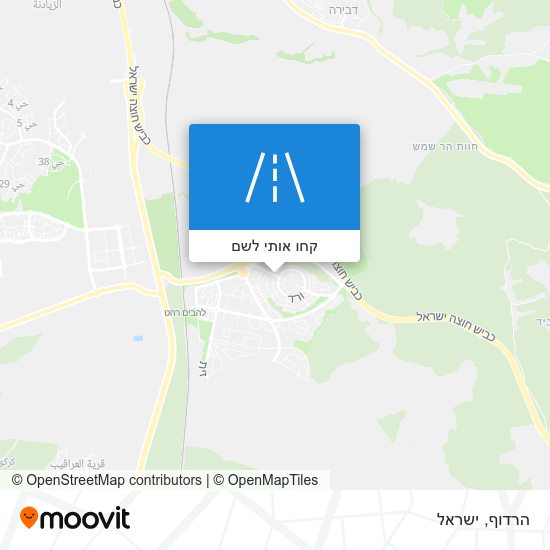 מפת הרדוף
