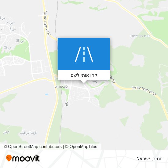 מפת זמיר