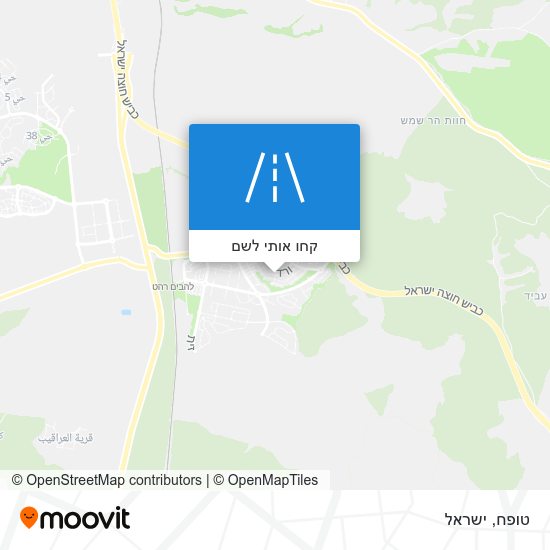 מפת טופח