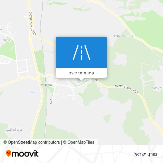 מפת מורן