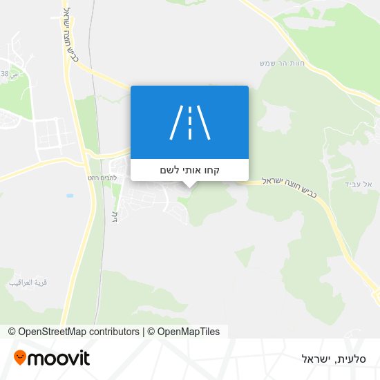 מפת סלעית