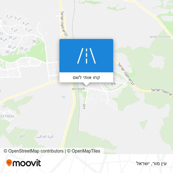 מפת עין מור