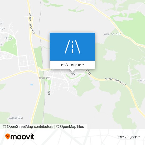 מפת קידה