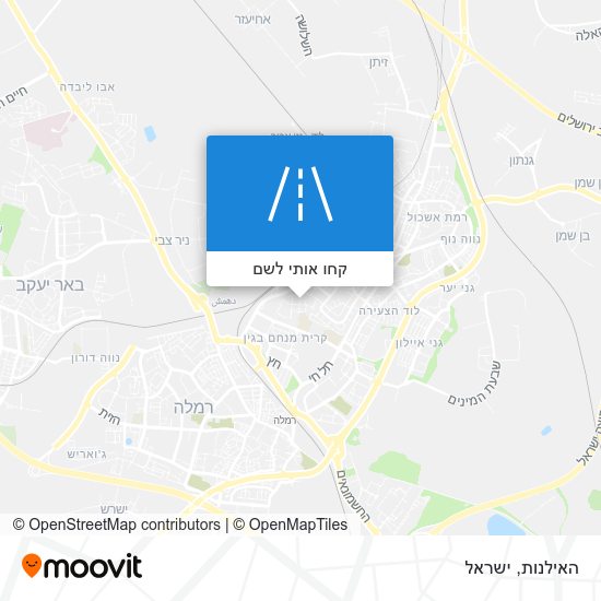 מפת האילנות