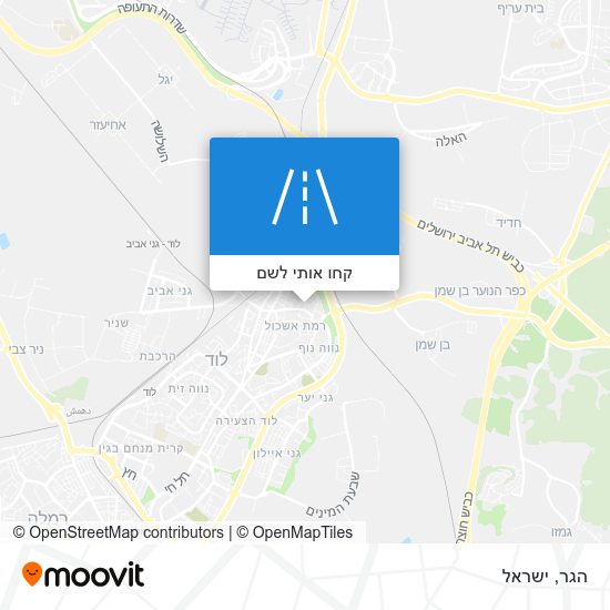 מפת הגר