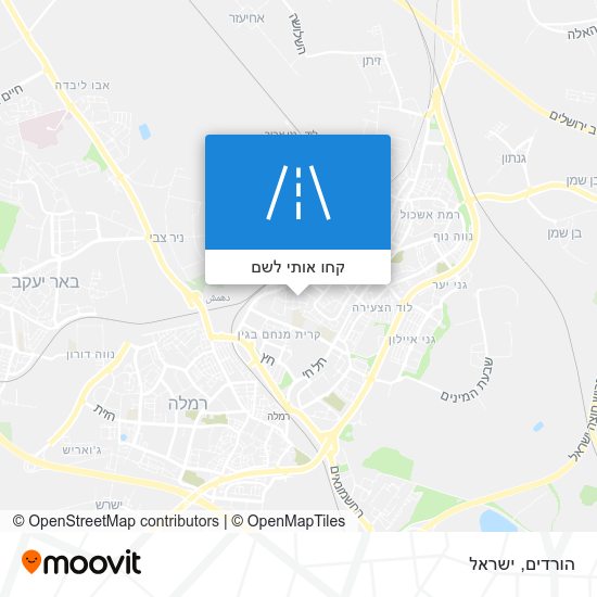 מפת הורדים